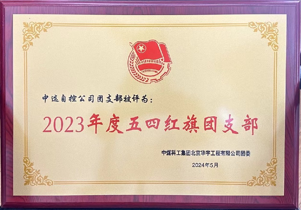 【公司新聞】聚青春榜樣 展中選風(fēng)采 | 中選自控團支部榮獲“五四紅旗團支部”等多項榮譽稱號！